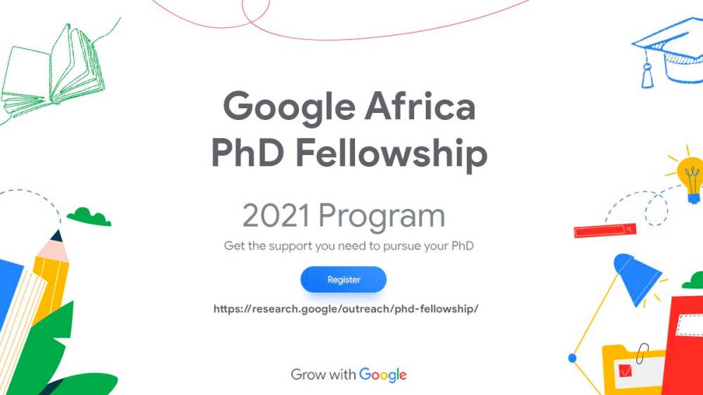 2021 Google PhD Fellowship Program for Africans